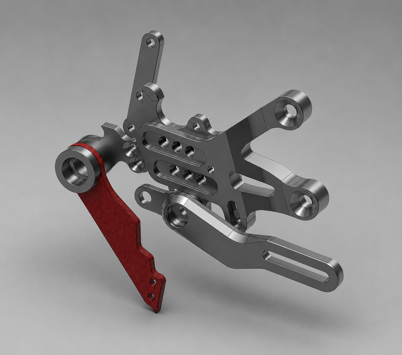 Custom motorcycle brake and clutch assembly