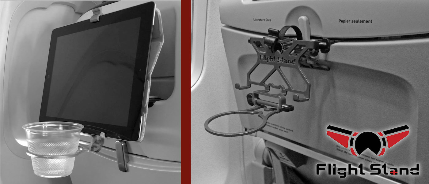 Flight Stand aluminum travel phone and tablet holder